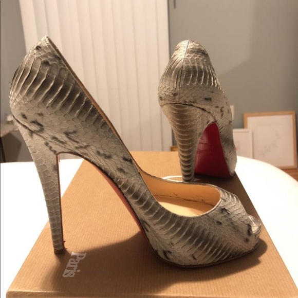 Christian Louboutin Shoes - Christian Louboutin Very Prive Snakeskin